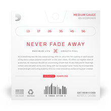 Carregar imagem no visualizador da galeria, Encordoamento Violão Aço Revestido 13-56 D Addario XS 80/20
