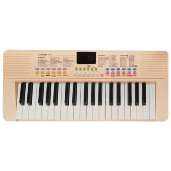 Teclado Infantil Rosa Spring Kids com MicrofoneTci-37