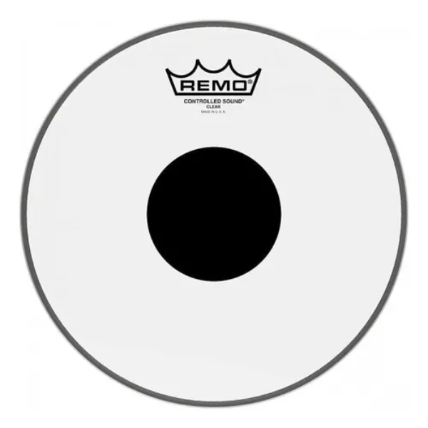 Pele Remo 12 Controlled Sound Clear Black Dot Cs-0312-10