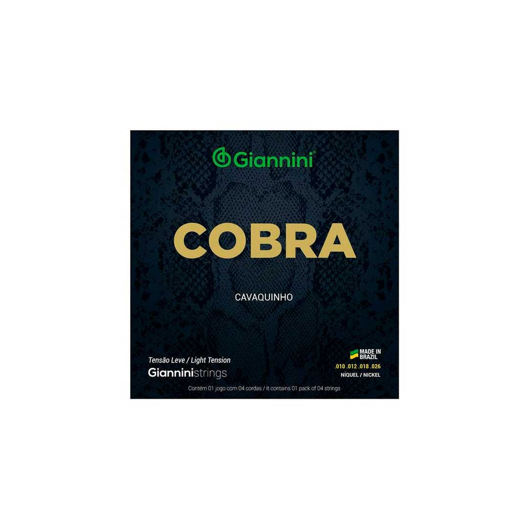 Encordoamento P/cavaquinho Giannini Cobra Niquel Leve Gescl