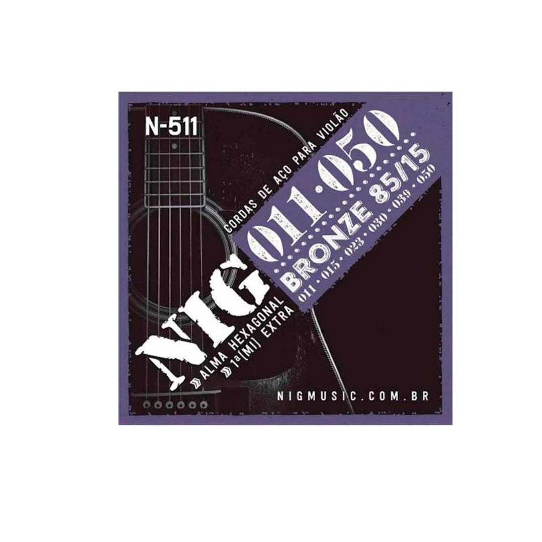 Encordoamento Violão Aço-bronze 85/15 Nig 011