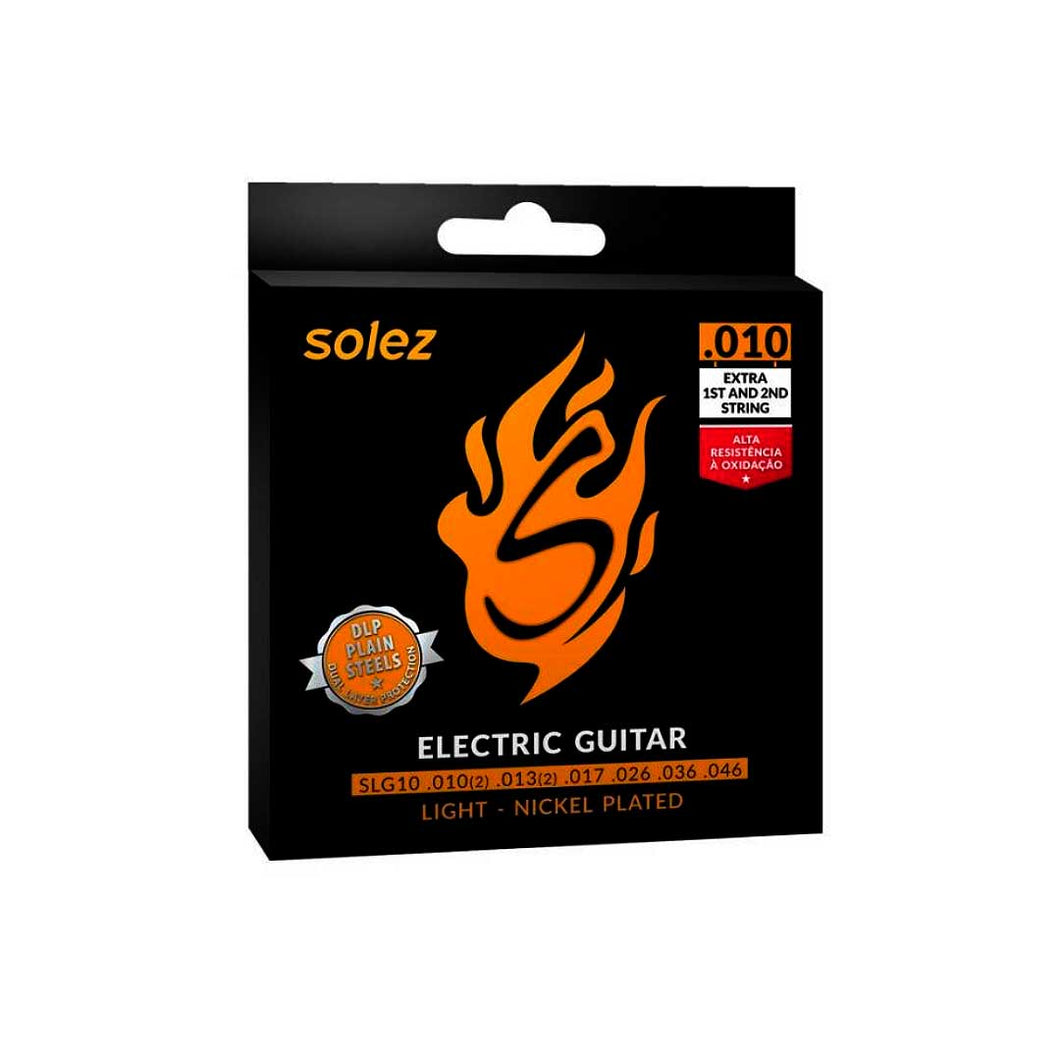 Encordoamento Para Guitarra Solez 0.010