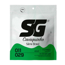 Carregar imagem no visualizador da galeria, Encordoamento P/cavaquinho C/bolinha Tensão Alta Série Brasil 0.011 Sg
