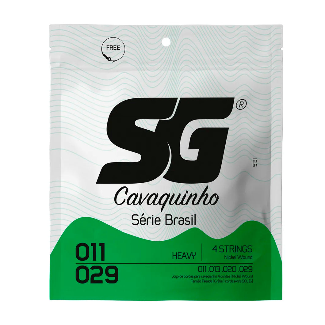 Encordoamento P/cavaquinho C/bolinha Tensão Alta Série Brasil 0.011 Sg