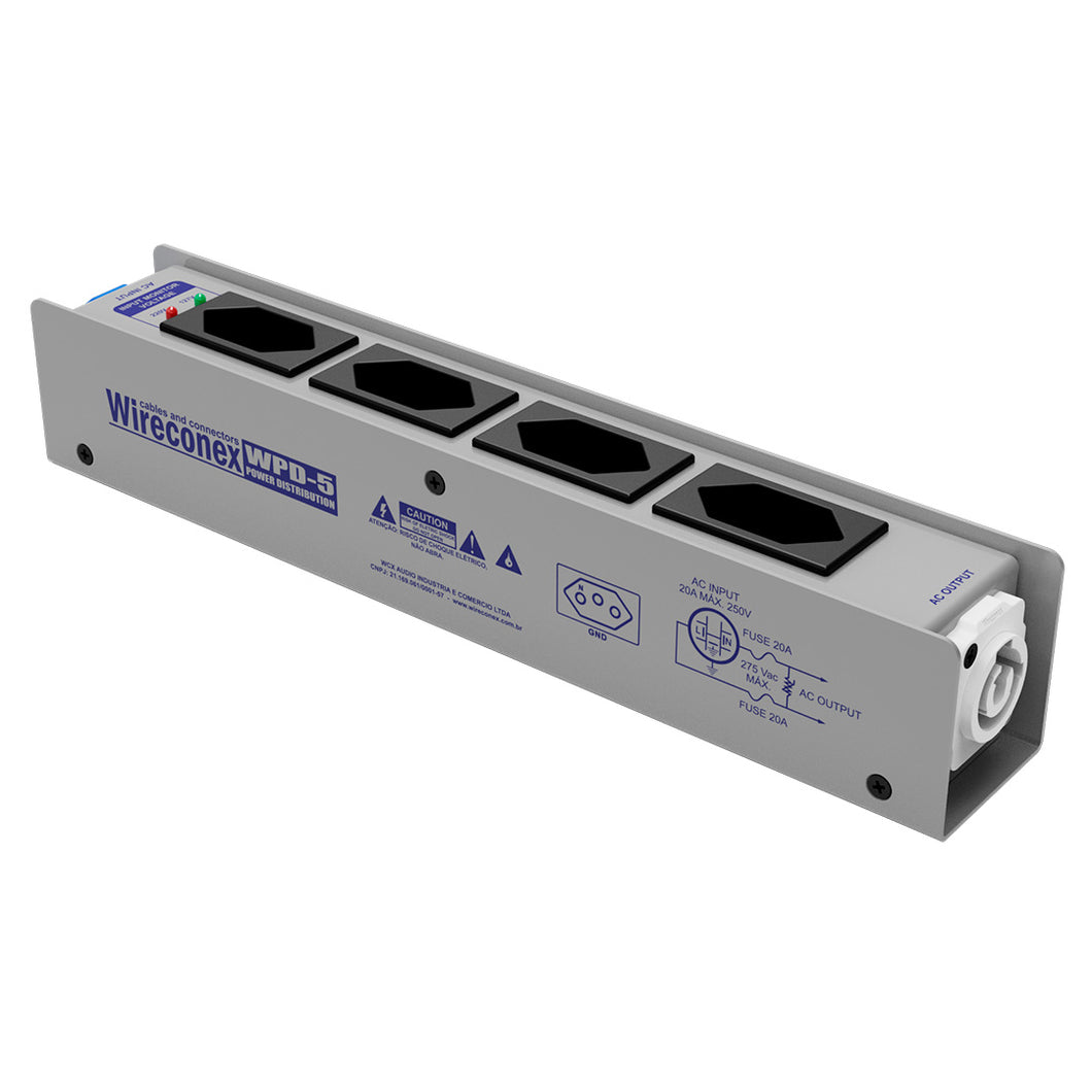 Filtro De Linha Distribuidor De Energia Wireconex Wpd5