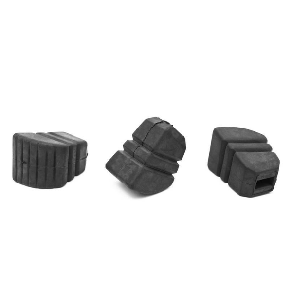 PES DE BORRACHA PARA ESTANTE (3 UNIDADES) - TORELLI