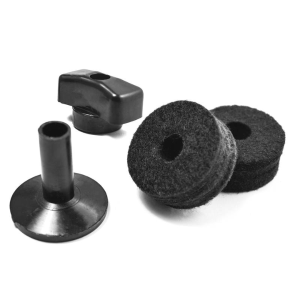 KIT FELTRO PARA PRATO DE BATERIA (2 feltros, 1base e 1borboleta) -TA061 -TORELLI