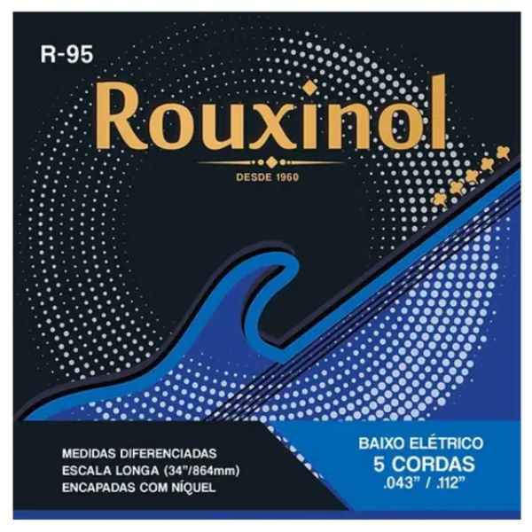 Encordoamento para Contra Baixo 5 Cordas Rouxinol R95