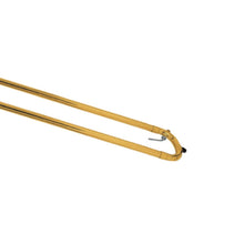 Carregar imagem no visualizador da galeria, Trombone De Vara Tb 200v Laqueado Dourado Com Case New York
